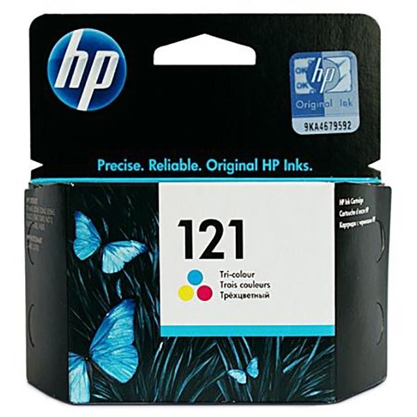 HP 121 Ink Cartridge (CC643) - Tri-Color